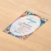 のア結婚クリル招待状 アクリル招待状 (レイダウン)