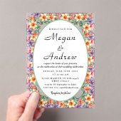 のア結婚クリル招待状 アクリル招待状 (インサイチュ (ポータブル))