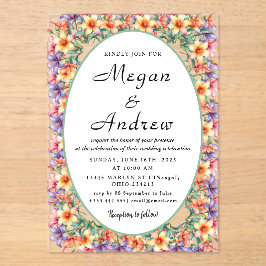 のア結婚クリル招待状 アクリル招待状