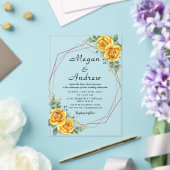 のア結婚クリル招待状 アクリル招待状 (インサイチュ (ウェディング))