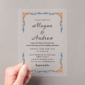 のア結婚クリル招待状 アクリル招待状 (インサイチュ (ポータブル))