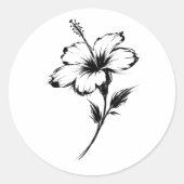 のイラスト ラウンドシール (正面)