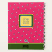 のインスパイアかわいらしフローラが明るくパーソナライズされたなる プランナー手帳 (裏面)