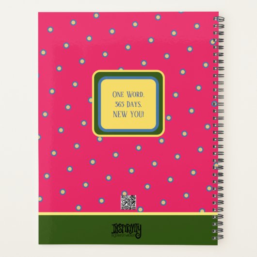 のインスパイアかわいらしフローラが明るくパーソナライズされたなる プランナー手帳 (裏面)