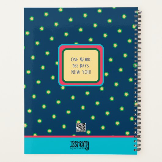 のインスパイアかわいらしフローラ成長パーソナライズされたおもしろい プランナー手帳 (裏面)