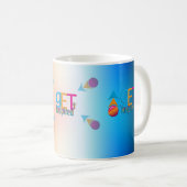 ～のインスパイアオリジナルを得る コーヒーマグカップ (正面右)