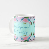 のインスパイアカトリック引用文美 コーヒーマグカップ (正面左)