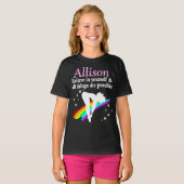 のインスパイアダイバーパーソナライズされたガール汗シャツ Tシャツ (正面フル)