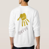 のインスパイアハート スウェットシャツ (裏面)