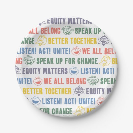 のインスパイアフレーズのパターン ペーパープレート (正面)