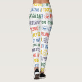 のインスパイアフレーズのパターン レギンス (裏面)