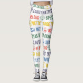 のインスパイアフレーズのパターン レギンス (正面)