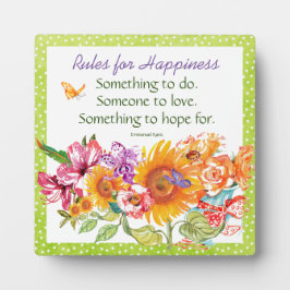 のインスパイアフローラ水色ドット縁ど – 緑 フォトプラーク