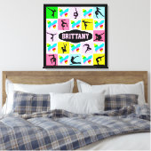 のインスパイア体操パーソナライズされたキャンバスのウォールアート キャンバスプリント (インサイチュ (寝室))