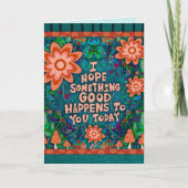 のインスパイア勇気付けられる引用文フローラ カード (正面)