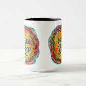 のインスパイア夢カラフルの大きな鼓動 マグカップ (中央)