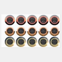 のインスパイア引用文ステッカーのラベル ラベル