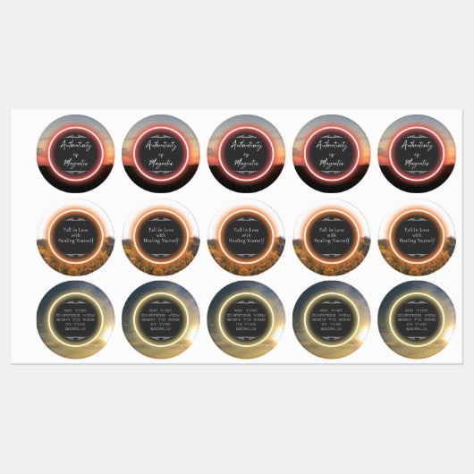 のインスパイア引用文ステッカーのラベル ラベル (シート)