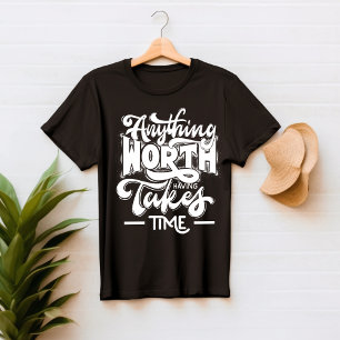 のインスパイア引用文タイポグラフィTシャツ Tシャツ
