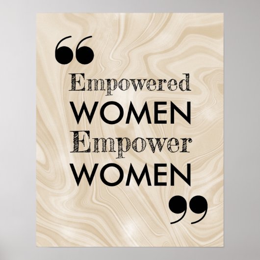 のインスパイア引用文力を受けた女性タイポグラフィ ポスター (正面)