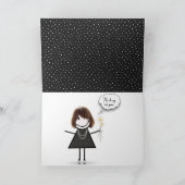 のインスパイア引用文水玉模様 カード (内部)