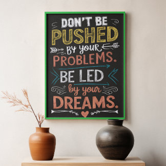 のインスパイア引用文：お客様に押されてはいけない ポスター