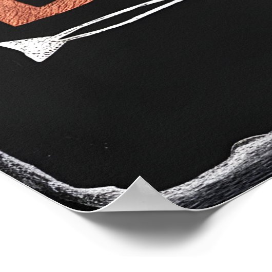 のインスパイア引用文：お客様に押されてはいけない ポスター (角)