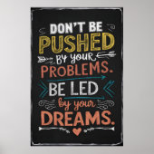 のインスパイア引用文:お客様に押されてはいけない ポスター (正面)