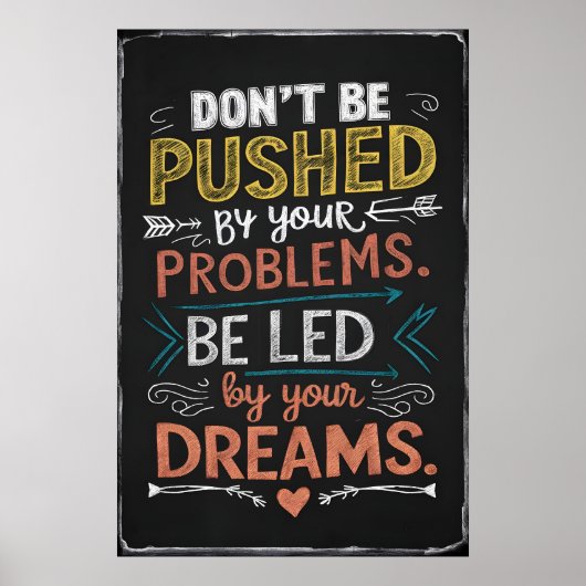 のインスパイア引用文：お客様に押されてはいけない ポスター (正面)