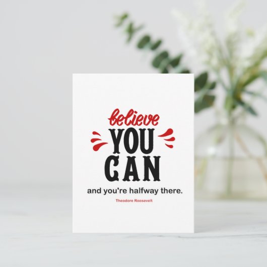 のインスパイア有名な大統領の引用文 ポストカード (スタンド正面)