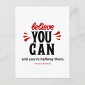 のインスパイア有名な大統領の引用文 ポストカード (正面)