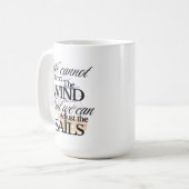 のインスパイア白黒グラフィックヴィンテージ コーヒーマグカップ (正面左)