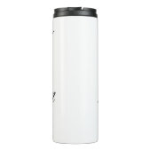 のインスパイア白黒グラフィックヴィンテージ タンブラー (裏面)