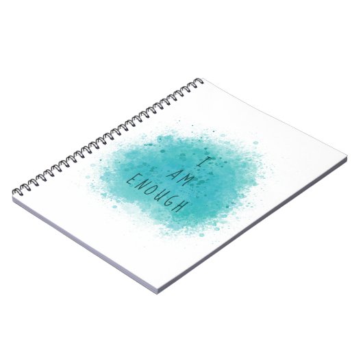 のインスパイア私は十分なシンプル確認引用文 ノートブック (左側)