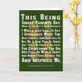 のインスパイア親独身の親 カード (黄色い花)