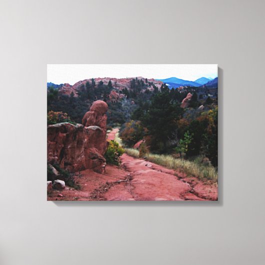 のインスパイアMountain Trail Canvas Print キャンバスプリント (正面)