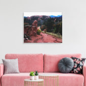 のインスパイアMountain Trail Canvas Print キャンバスプリント (インサイチュ (リビング))