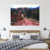 のインスパイアMountain Trail Canvas Print キャンバスプリント (インサイチュ (寝室))