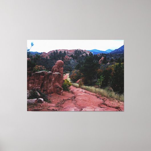 のインスパイアMountain Trail Canvas Print キャンバスプリント (正面)