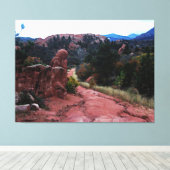 のインスパイアMountain Trail Canvas Print キャンバスプリント (インサイチュ (ウッドフロア))
