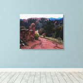 のインスパイアMountain Trail Canvas Print キャンバスプリント (インサイチュ (ウッドフロア))