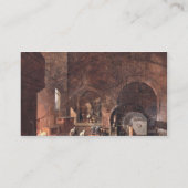 のインテリアIronworks、c.1850-60 (キャンバスの油 名刺 (裏面)