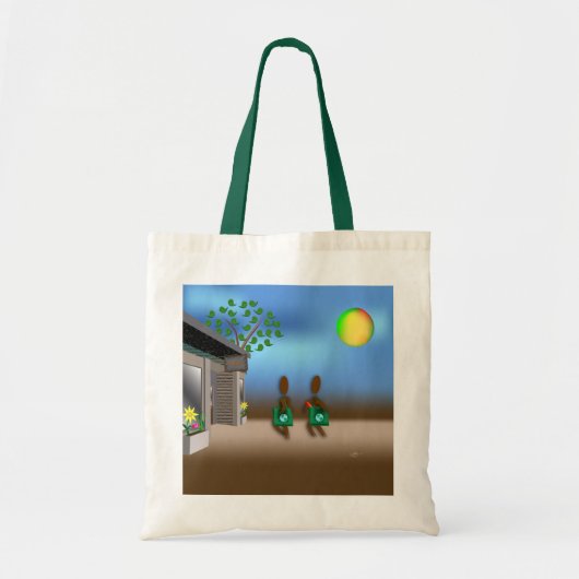 ～のエコバッグを食べる トートバッグ (正面)