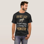 のエネル救ギートランプのポーカー Tシャツ (正面フル)