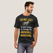 のエネル救ギー・モデル・エンジニアリング・エンジニア Tシャツ (正面フル)