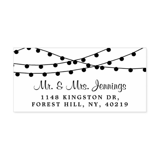 のエレガントつるストリングラ結婚イト セルフインキングスタンプ (デザイン)