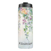 のエレガントつるフローラ配置 タンブラー (正面)