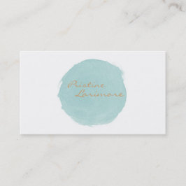 ★のエレガントな水彩画 名刺