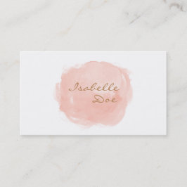 ★のエレガントな水彩画 名刺