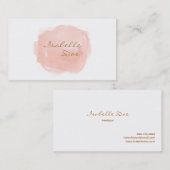 ★のエレガントな水彩画 名刺 (正面/裏面)